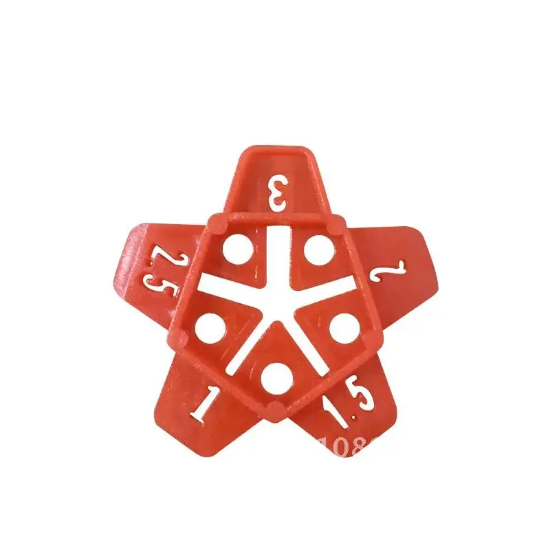 50pcs 1-3mm Removable Wall Tiles Ceramic Gap Locator Cross Tile Leveling System Gap Floor Construction Tools Can Reuse