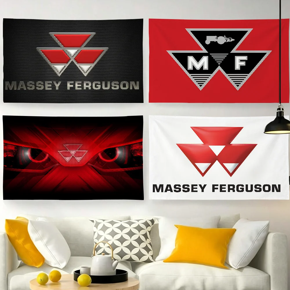 Brand M-Massey Heavy F-Ferguson-S flag For Garden Party Living Room Home Wall Decor Banner Bedroom Outdoor Tapestry