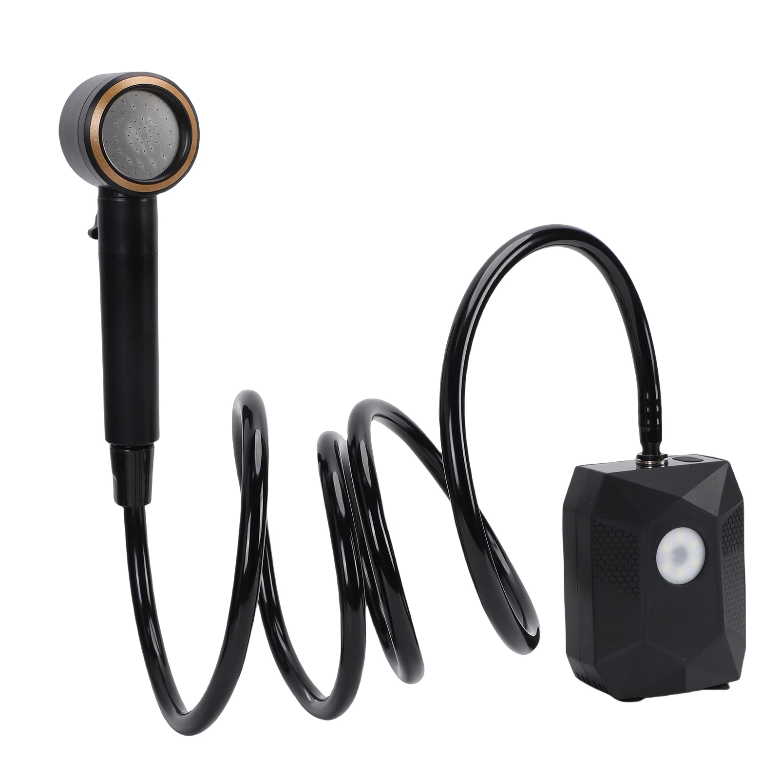 

Outdoor Camping Shower Pump Portable with Digital Display 6000mAh Upgraded Rechargeable Electric Shower Pump Camping Beach Hike