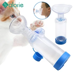 Aerosol Chamber for Pets Inhaler Spacer for Cat or Dog Men Women Handheld Spacer with Exclusive Breathing Indicator and Mask