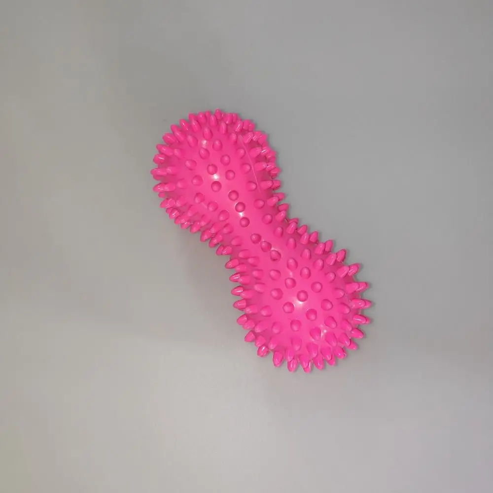 Rodillo de masaje de pies para relajación muscular, masaje de punto profundo, bola inflable con punta de maní, hombro, cuello, multicolor