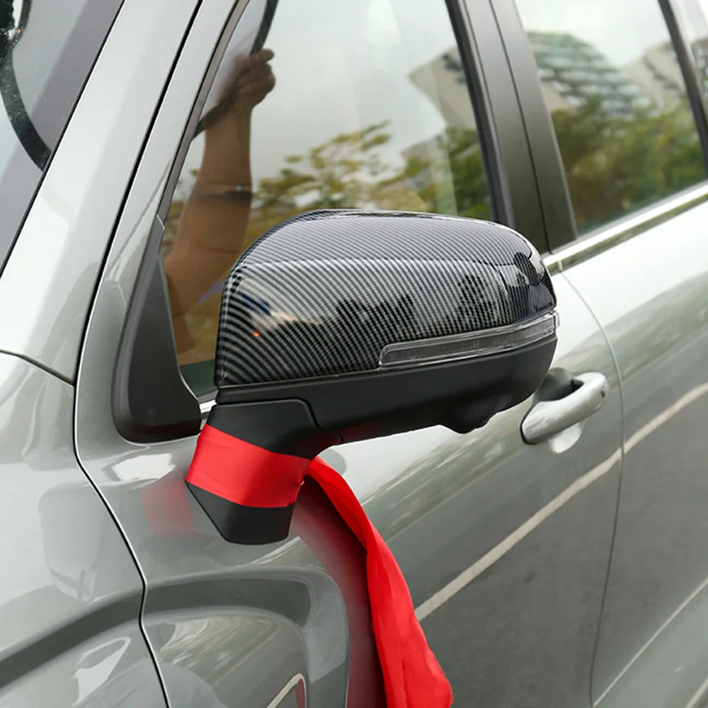 

2 Pcs Rear View Mirror Cover For GWM Haval H5 2023-2025 ABS Car Modification Supplies Reverse Mirror Shell Protective Cover