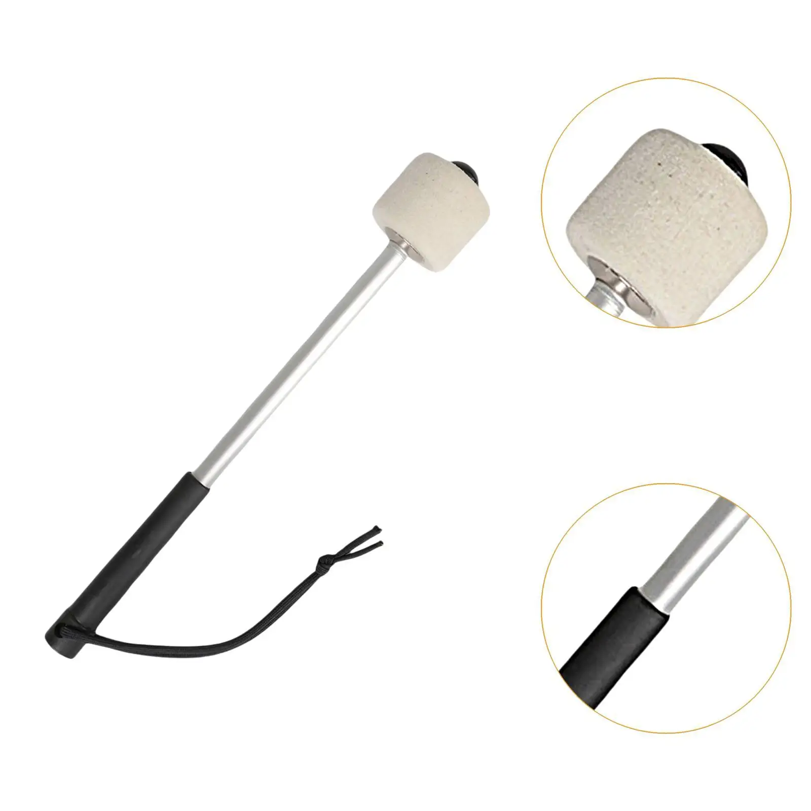 ไม้ตีกลอง ไม้ตีกลอง ชิ้นส่วนเครื่องดนตรี กลองเฟลติ้ง ไม้ตีกลองสำหรับงานปาร์ตี้