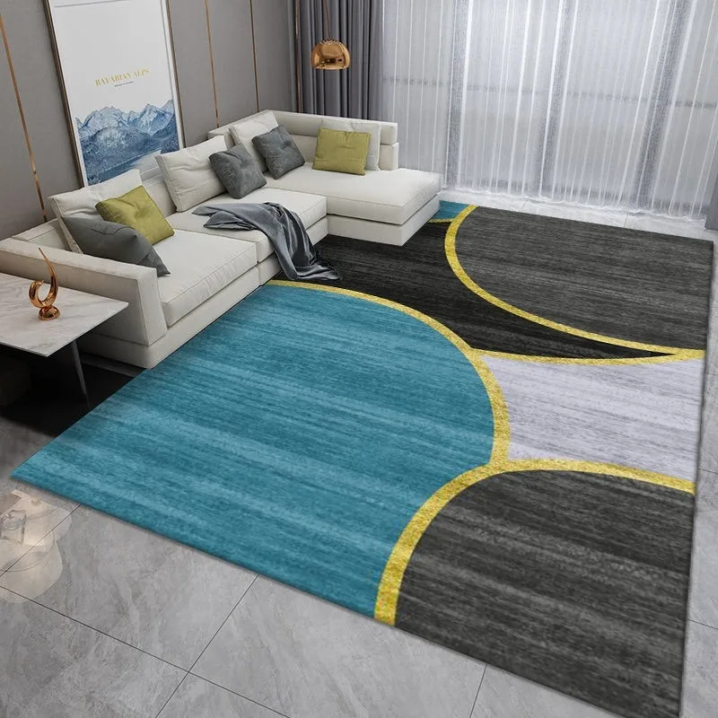 Living Room Carpet Large Area Light Luxury Modern Minimalist Sofa Coffee Table Mat Bedroom Home Use High-end Carpet Popular Rug