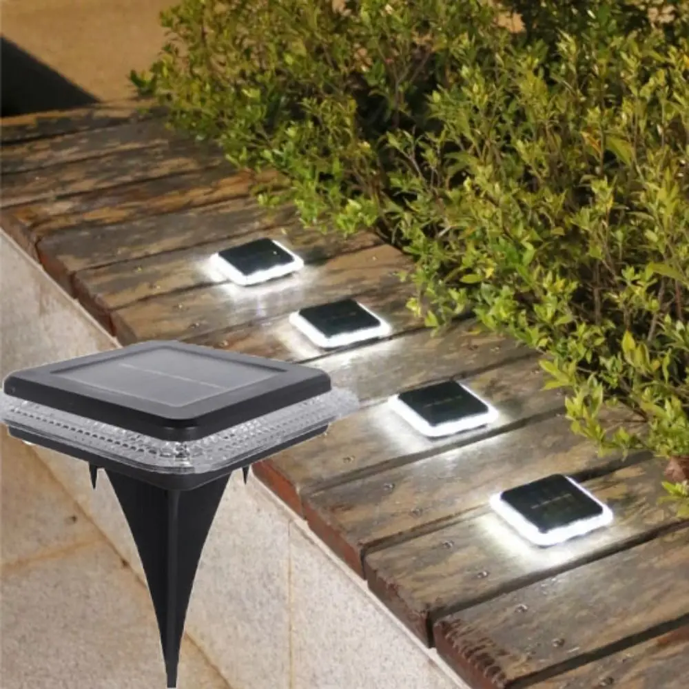 

Disk Powered Waterproof Solar Ground Lights 360° LED Sensor LED Floor Lights Plastic Material Solar Outdoor Lights Patio