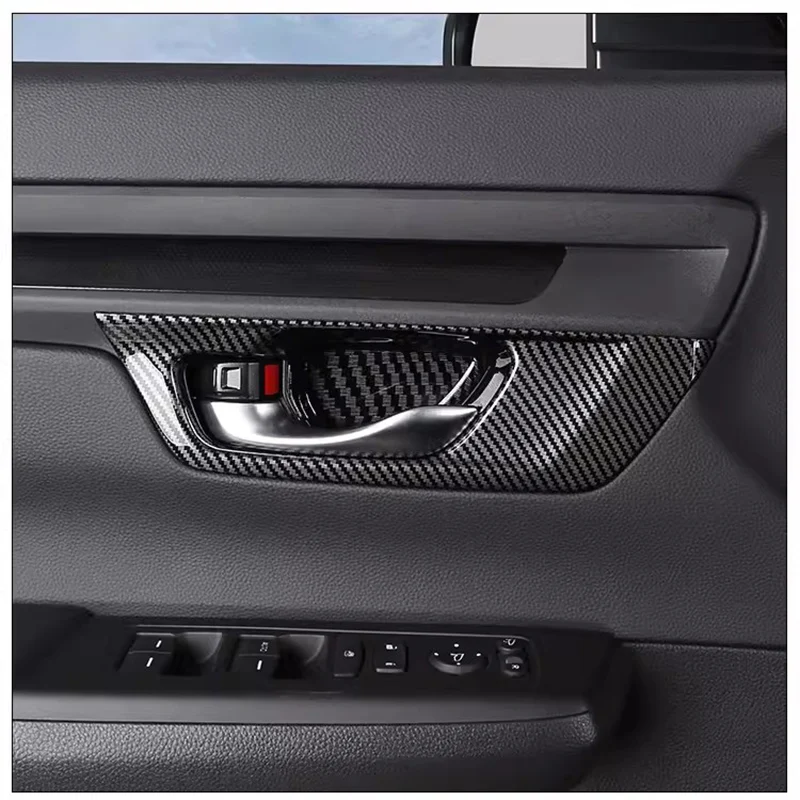 

4 PCS ABS plastic Interior Car inner door Bowl protector frame Cover Trim Car Accessories For Honda CR-V e:HEV PHEV 2023 2024