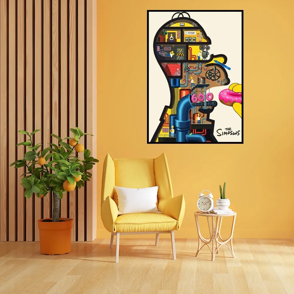 Cartoon The S-Simpsons Bartholomew JoJo Poster Prints Wall Painting Bedroom Living Room Decoration Office Small