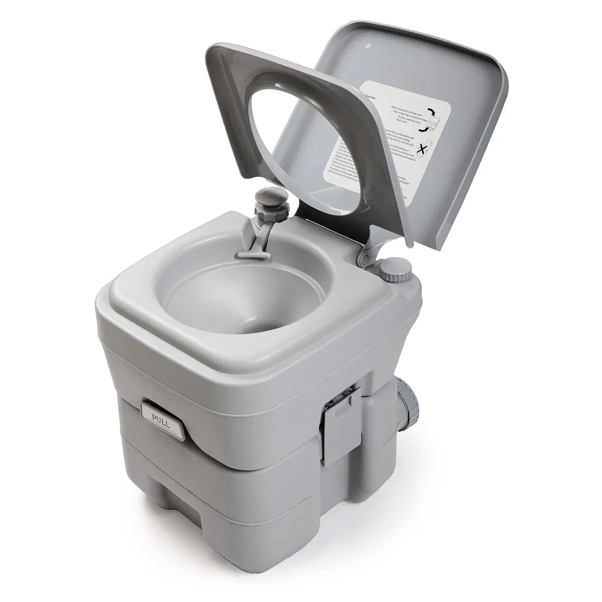 Travel Outdoor 5 Gallon Camping Portable Toilet Flush Potty