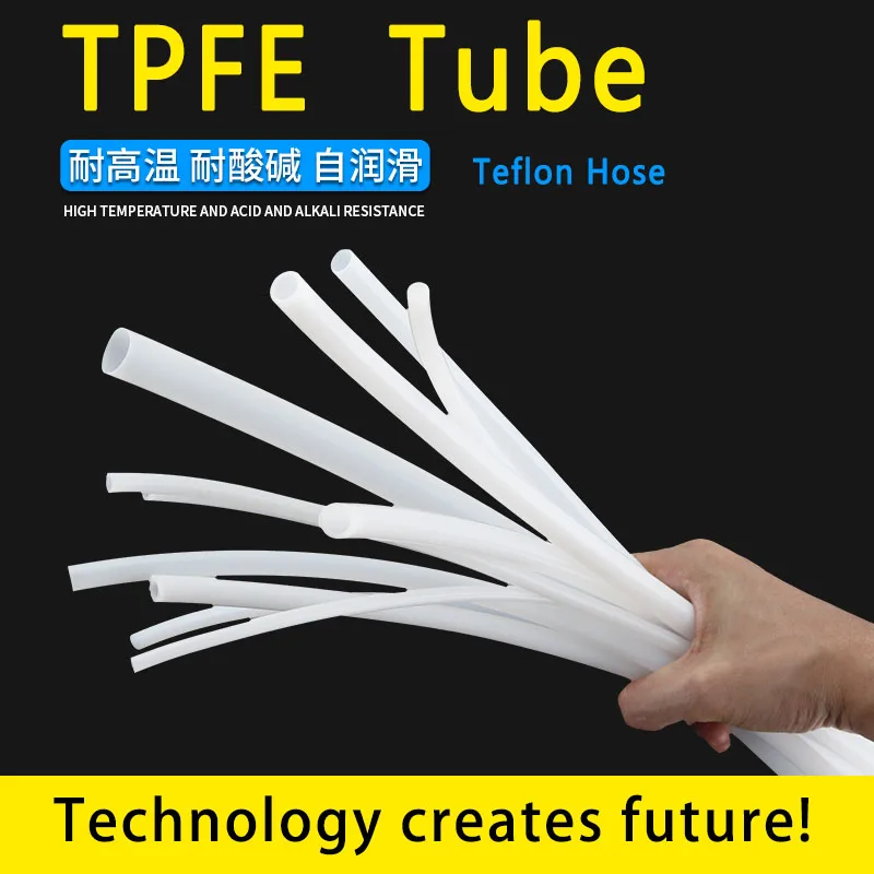 PTFE tube, acid and alkali resistant, high-temperature polytetrafluoroethylene tube 5mm 6mm 7/8/9mm