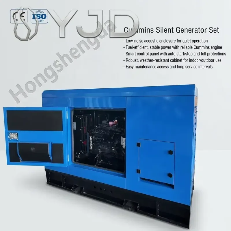 Super Silent 20kW 30kW 40kW 50kW 60kW 70kW 80kW 100kW  Diesel Generator 50kVA 3 Phase Standby Genset OEM CE