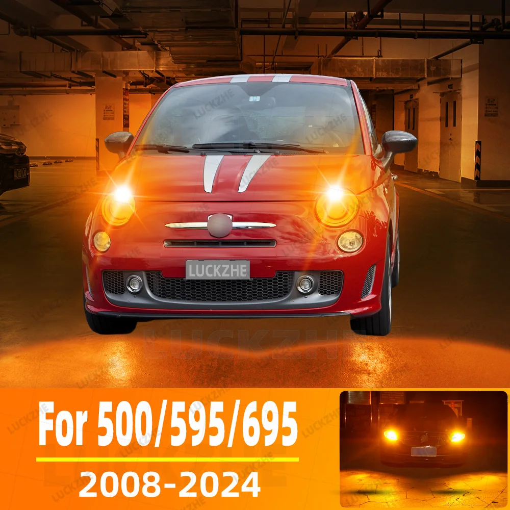 

2 шт. для ABARTH 500 595 695 2008-2015 2016 2017 2018 2019 2020 2021 2022 2023 2024 передние и задние светодиодные лампы указателя поворота