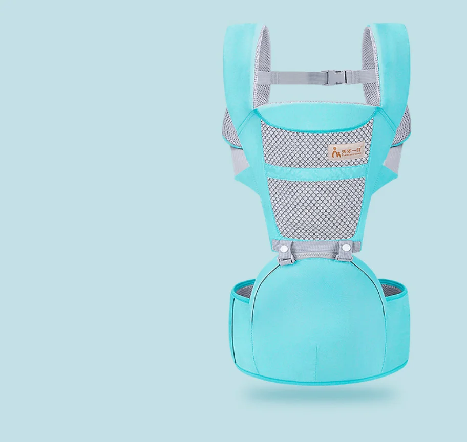 Portador de cinto ergonômico com fezes na cintura, mochila canguru, assento de quadril para recém-nascido, envoltório de sling infantil, multifuncional, 0-48 meses