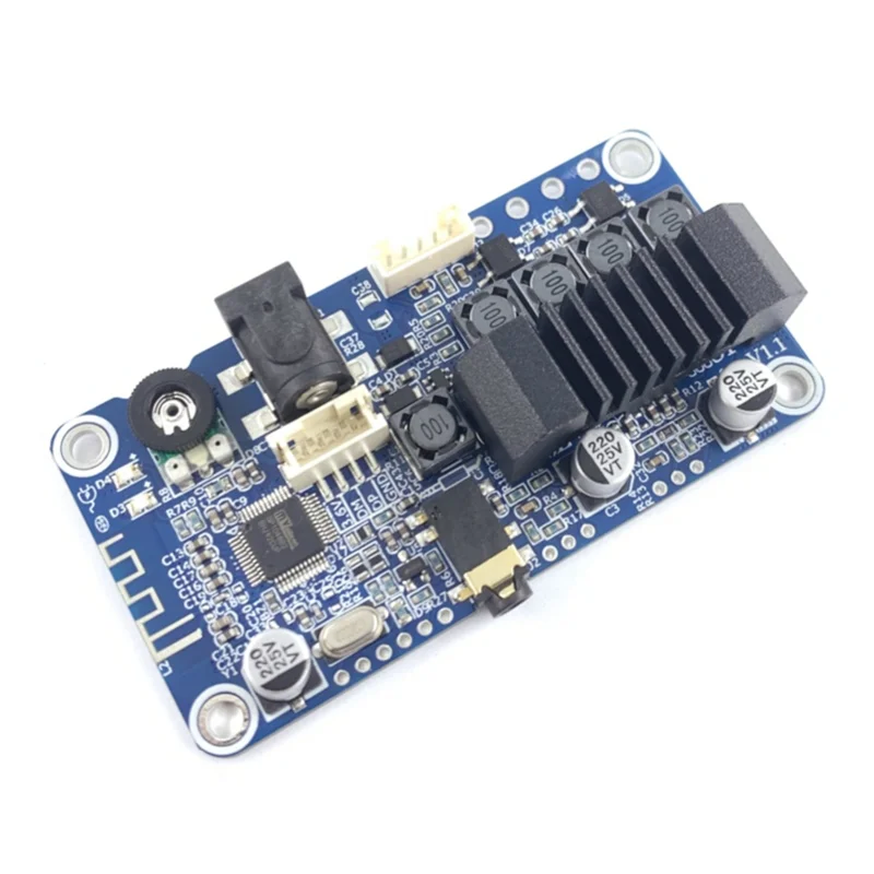 ABZW BDM3P BT 5.0 Power Amplifier TPA3116 Stereo 2X50W DC12-24V 3.5Mm Input For DSP Tuning Suitable For DIY Audio Systems