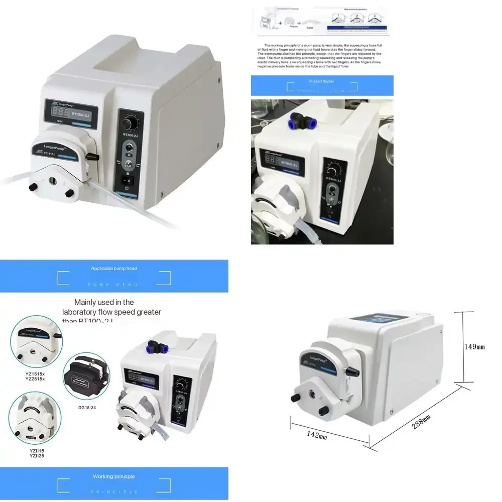 Basic Model BT100-3J/BT100-2J High Flow Peristaltic Pump Chemically Resistant Roller Metering Pump for Clean Water Wastewater