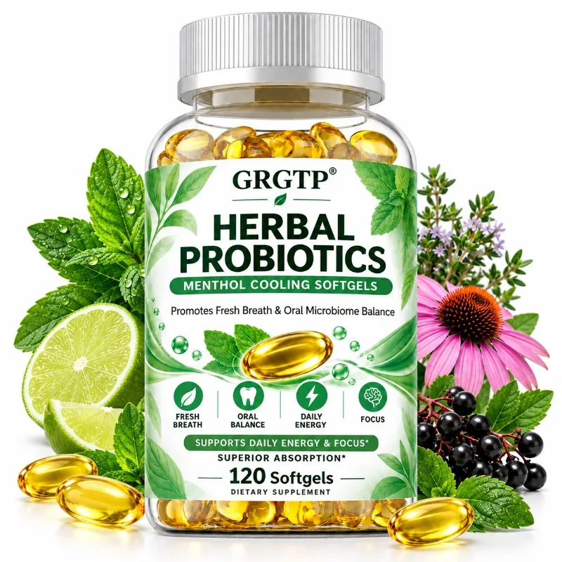 Herbal Probiotics - Lung Cleanse, Respiratory Support, Promotes Fresh Breath,Oral Microbiome Balance, Improves Focus & Attention