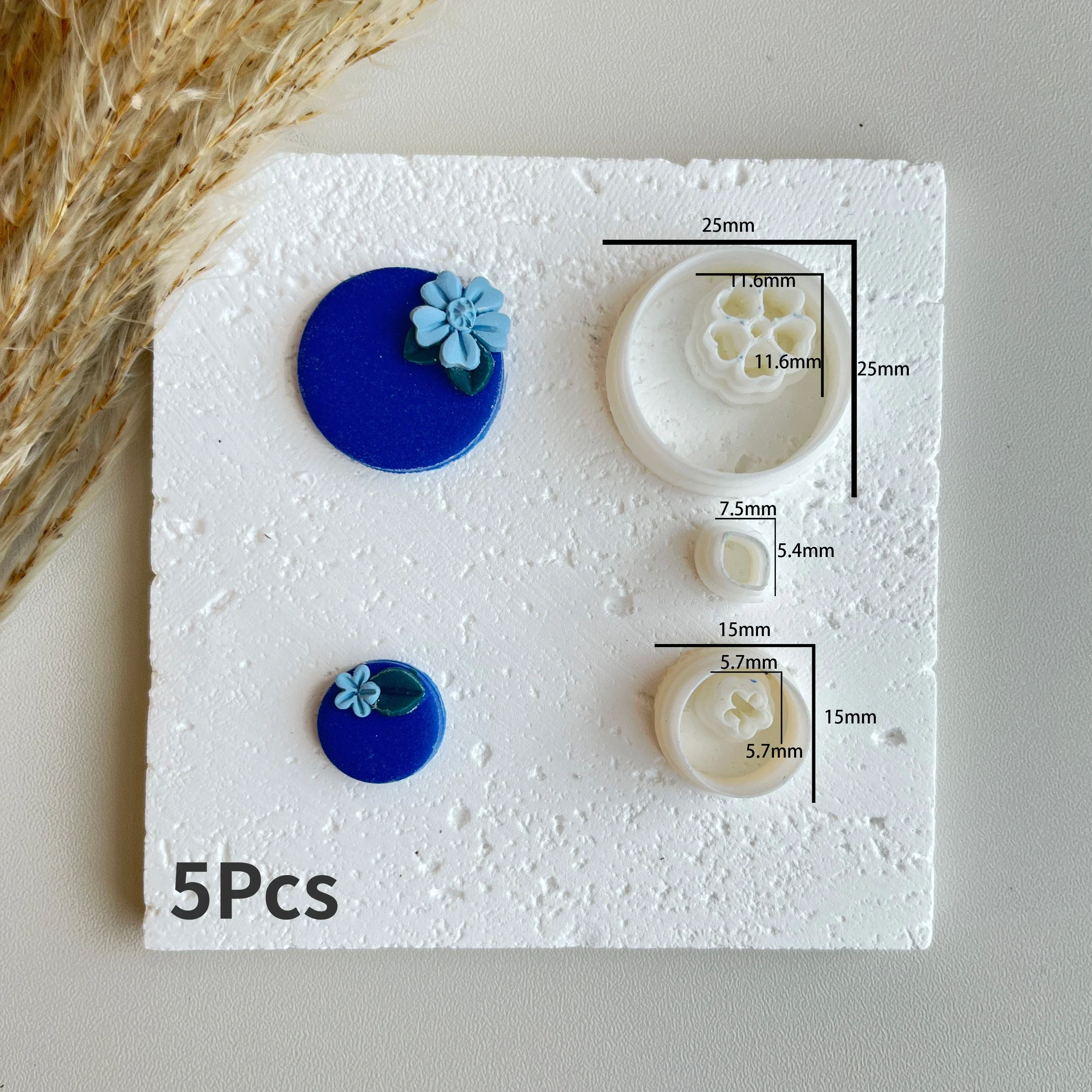 Fruits Series Polymer Cutting Molds for DIY Earrings