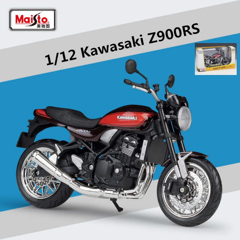 Maisto-カワサキZ900のモーターサイクルモデル,1:12金属,ストリート