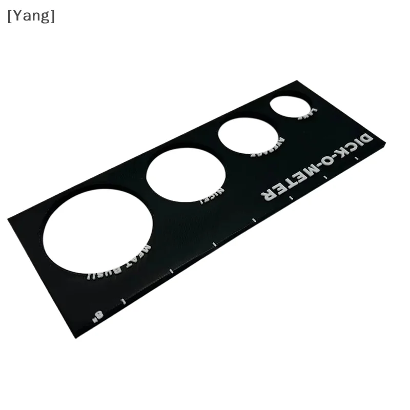 1 PCS New Adult Humor Measuring Ruler Black Dck-O-Meter Ruler Adult Humor Measuring Ruler