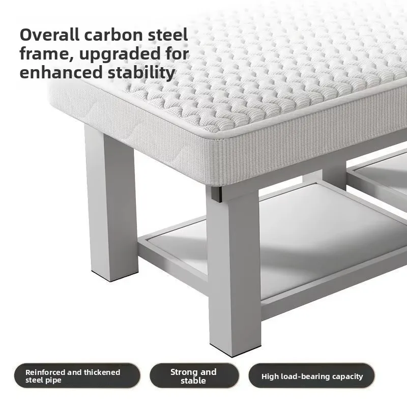 سرير تدليك من الخشب الصلب، طاولة علاج احترافية لصالونات التجميل، أريكة تدليك لعلاج العناية بالجسم بالوخز بالإبر