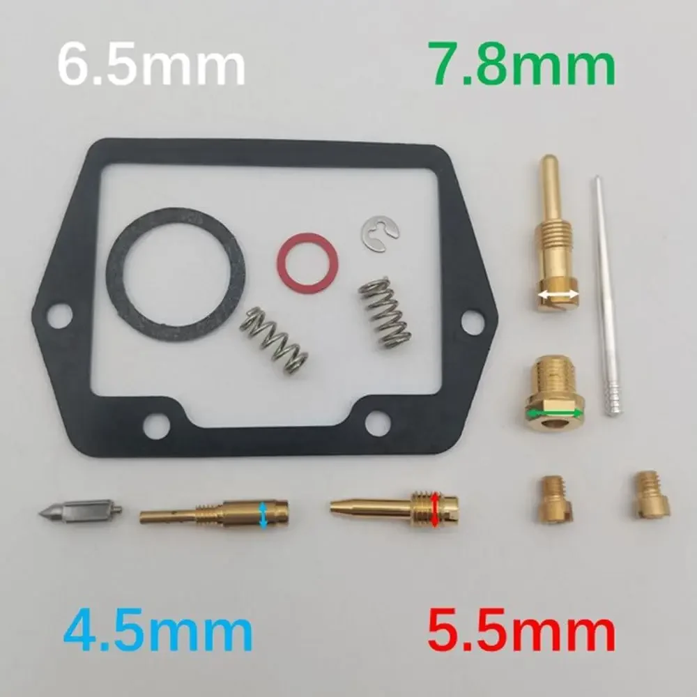 For Carburetor Carb Rebuild Kit for Honda Trail 70 CT70 Jets Gaskets Needles 1969 1970 1971 1972 1973 1974 1975 1976 1977 23-077