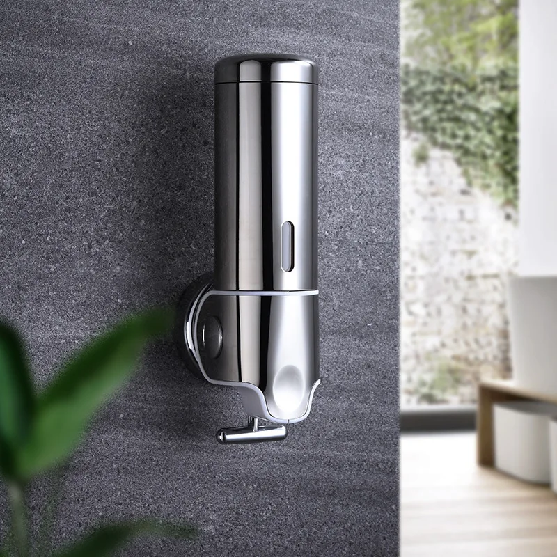 Stainless Steel Soap Dispenser Manual Hand Liquid Soap Box for Home