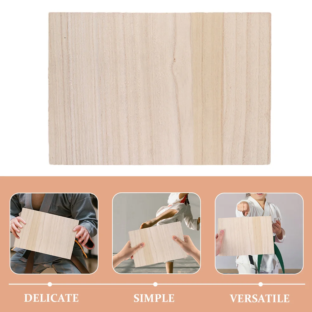 6 قطعة لوح التايكوندو المذهل جزء التدريب الخشبي مناسب للأطفال والكبار معدات ممارسة كسر اللكم اليومي #6