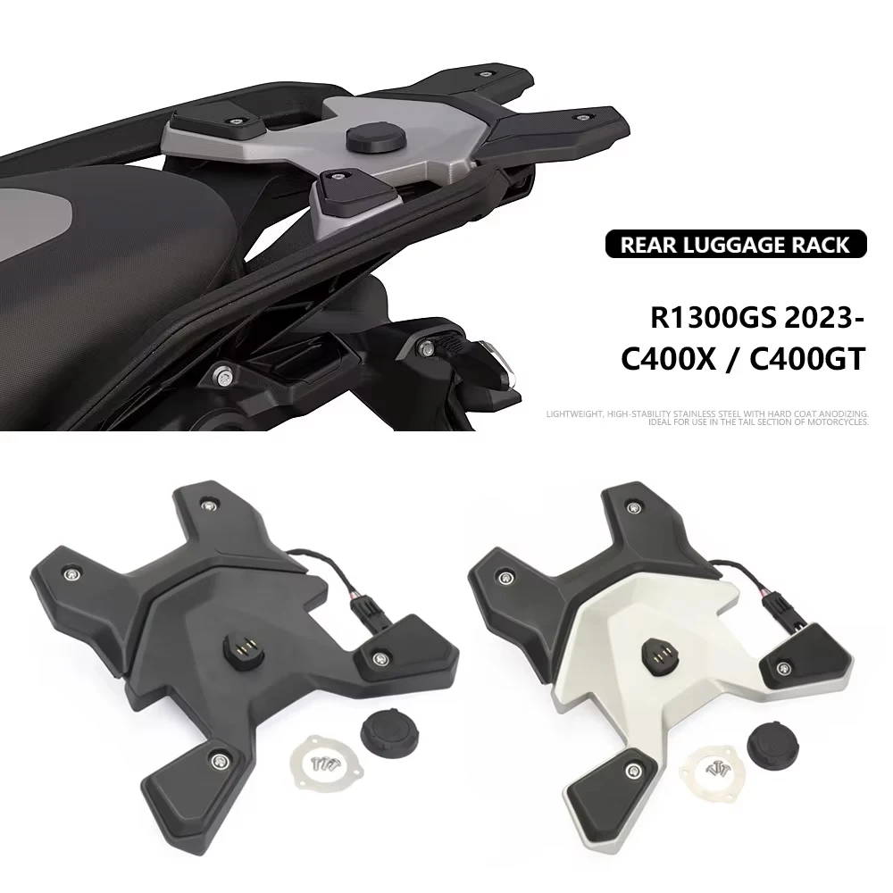 

Rear Luggage Rack With USB Motorcycle 2025 C400X C400GT Accessories For BMW R1300GS R 1300 GS GS1300 Top Box Bracket