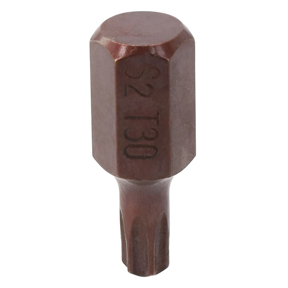 T20/25/30/40/45/50/55 puntas de destornillador eléctrico vástago hexagonal puntas de cabeza de lote herramientas 30MM juego de brocas de llave eléctrica