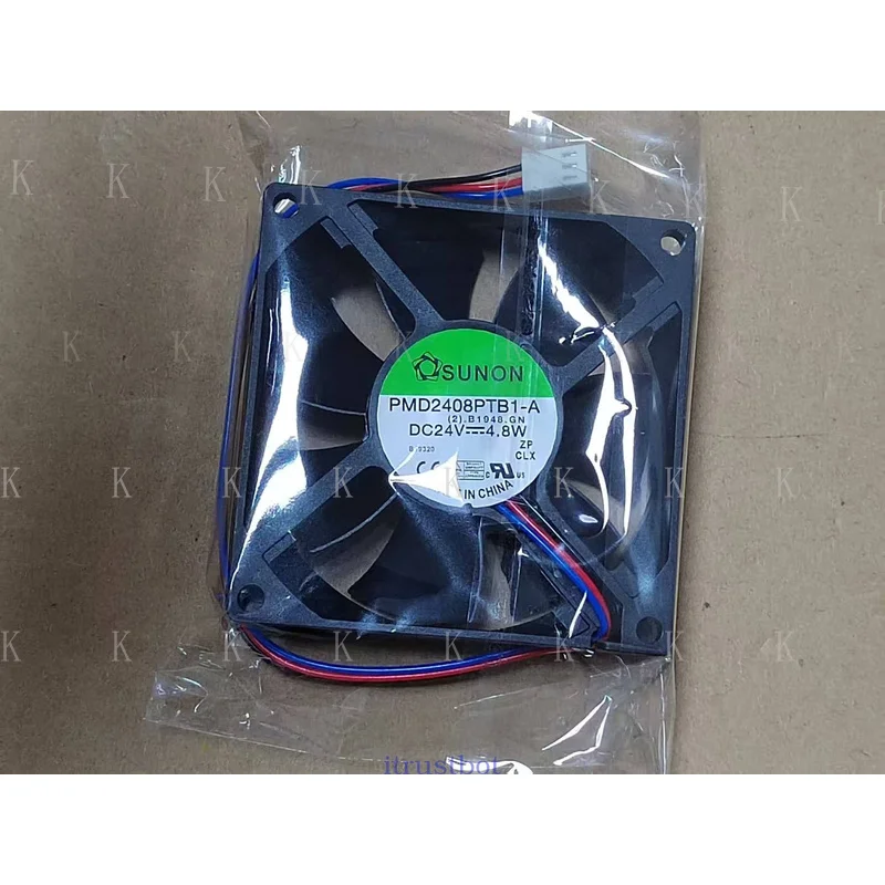 C  FOR SUNON PMD2408PTB1-A DC24V 4.8W 3-wire 8025 frequency converter fan