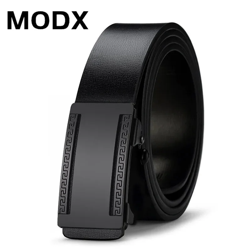 

MODX Genuine Leather Automatic Men Belt Luxury Strap Belt for Men Designer Belts Men High Quality Fashion Belt