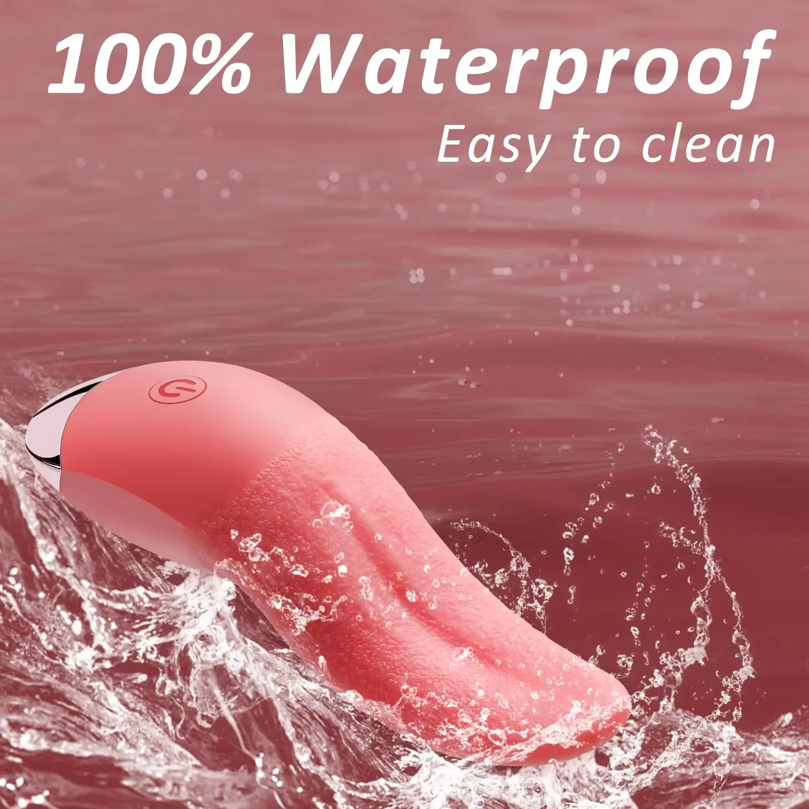 التدفئة اللسان لعق الهزاز G بقعة البظر محفز صغير البظر الجنس لعب للنساء قابلة للشحن الحلمة الإناث الاستمناء #1