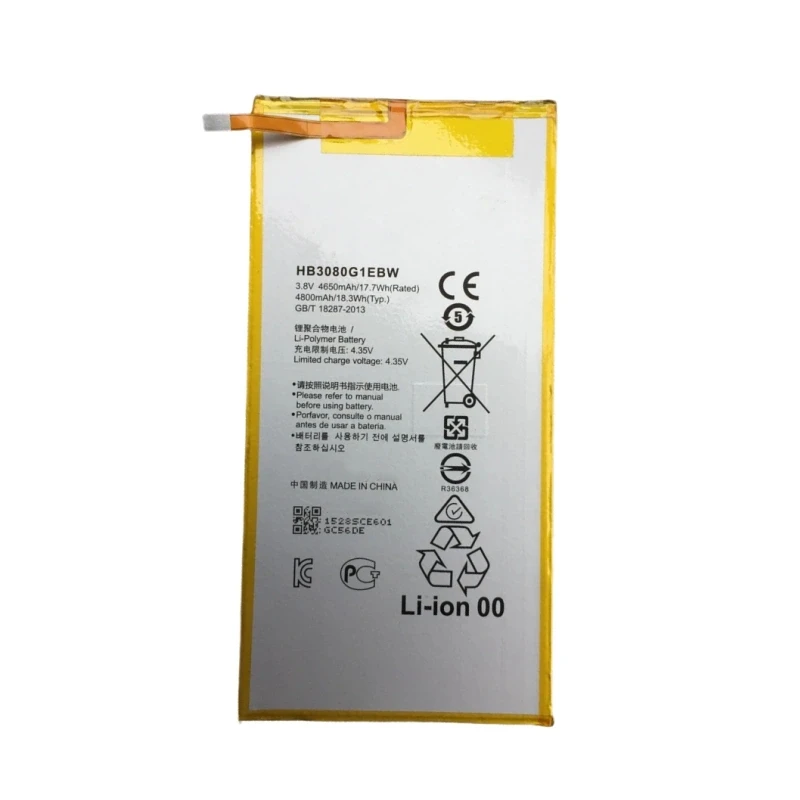 

New HB3080G1EBW Battery For Huawei MediaPad T3 10 /T3 9.6 LTE AGS-L09 AGS-W09 AGS-L03 Tablet High Quality With Tracking Number