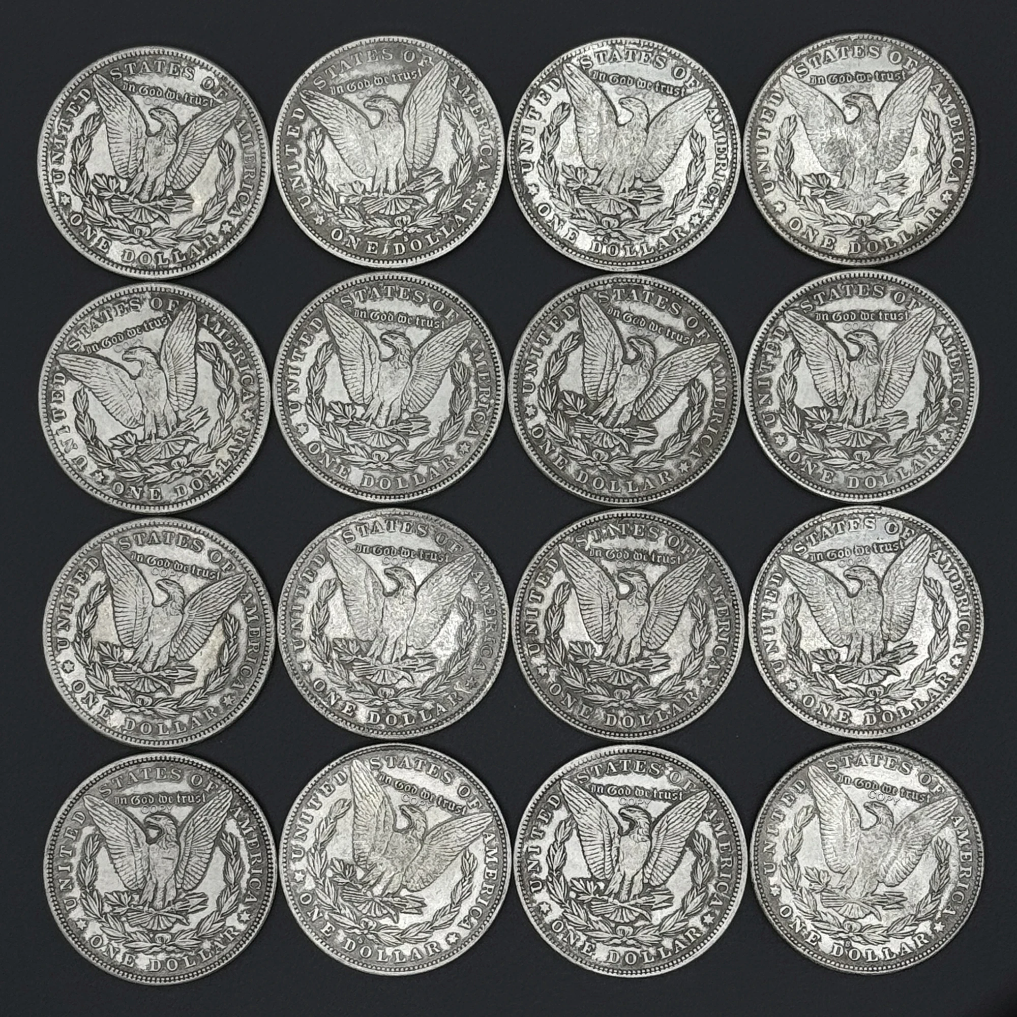 1 قطعة الولايات المتحدة واندرر الهيكل العظمي المتشرد عملة نحاسية شيطان الغريبة الأخطبوط الأنابيب جمع ميدالية الفن النسر طبق الاصل 1 دولار ديكور المنزل هدية