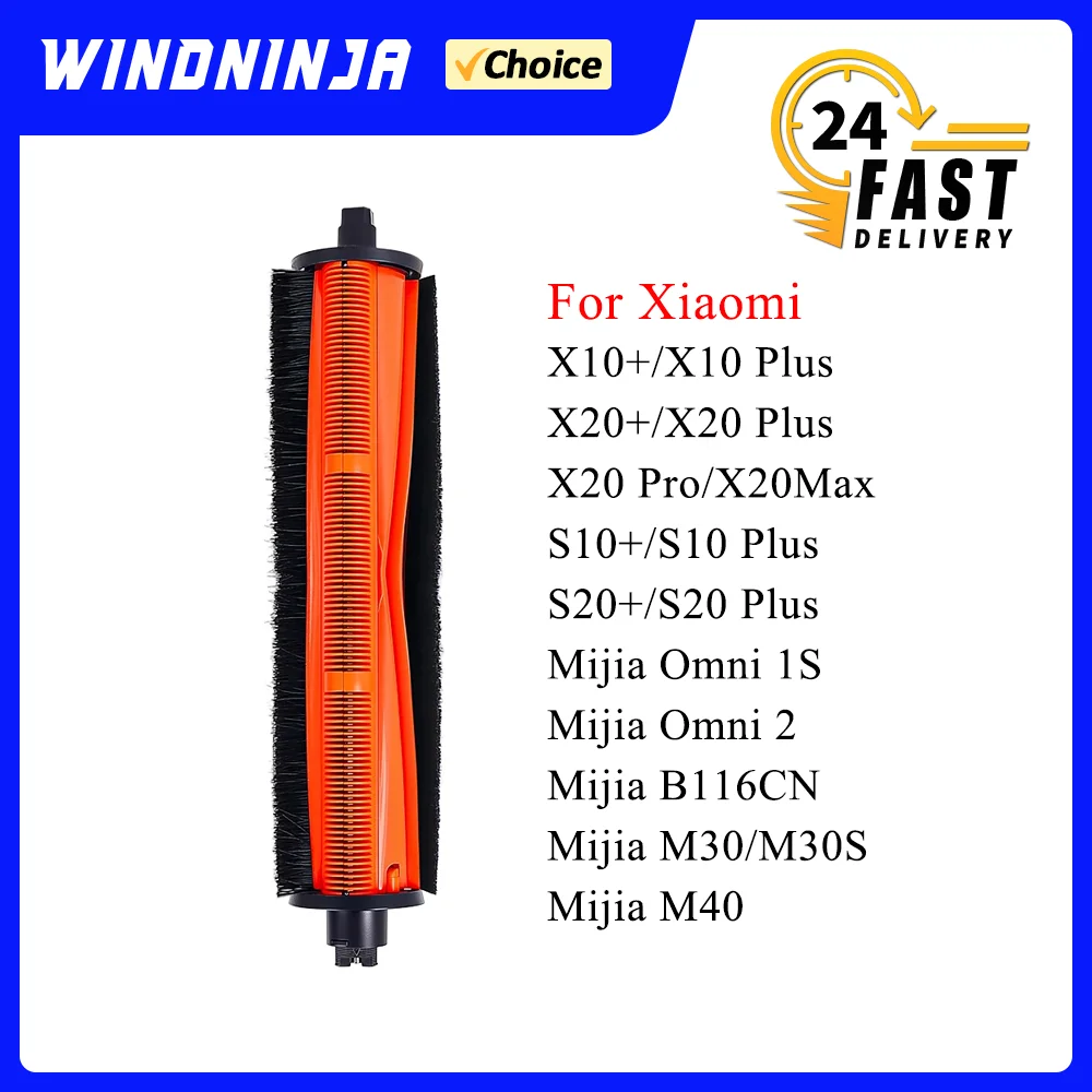 Anti-Verhedderungs-Rollenbürste für Xiaomi Omni 1S B116 X20+ X20 Plus S20+ S10+ M40 M30 M30S X10+ X10plus Perfekt Passendes Ersatzteil