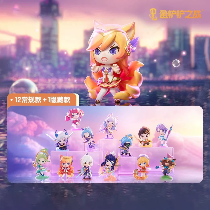 Teamfight Tactics Little Hero Series, экшн-фигурки, игрушки, ручная работа Yasuo Ahri Unforgotten Yone Gwen Irelia Talon Kawaii, куклы, подарок