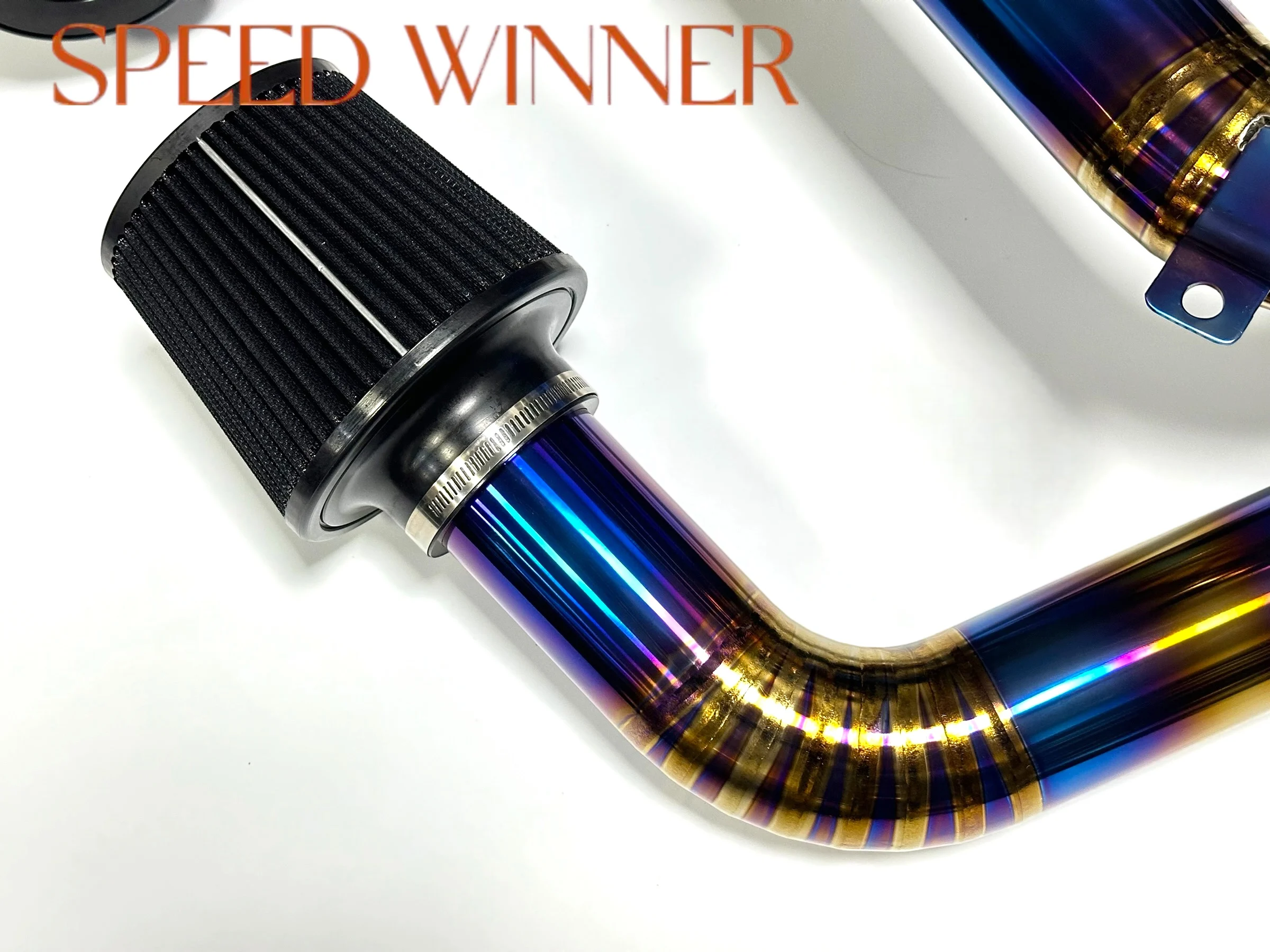 SpeedWinner High Flow Performance Titanium Front Mount Intake Pipe boost Pipe for BMW G80 M3 G82 G83 M4 S58 Cold air System