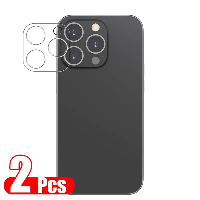 2Pc Camera Lens Protector For iPhone 15 Pro Max 15Plus Tempered Glass Lens Glass for iPhone 15 12 13pro max 14 pro max Lens Film