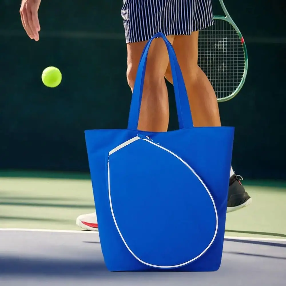 

2 Rackets Tennis Racket Bag Multiple Pockets Large Capacity Racquet Carrying Bag Casual Nylon Badminton Bag