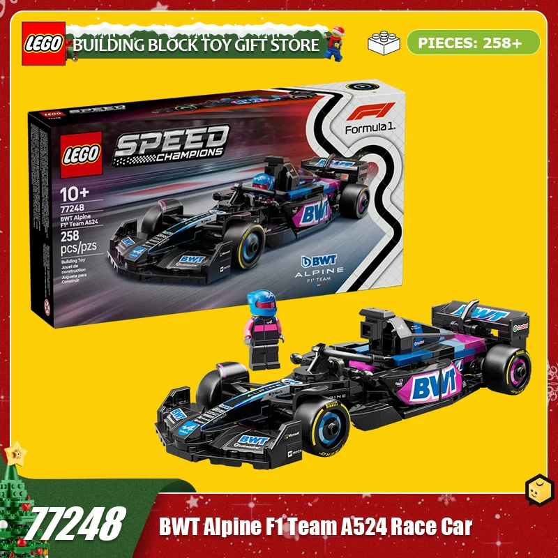

LEGO Building Blocks Christmas Day Celebration 77248BWT Alpine F1 Team A524 Racing Children's Toys Christmas Gift