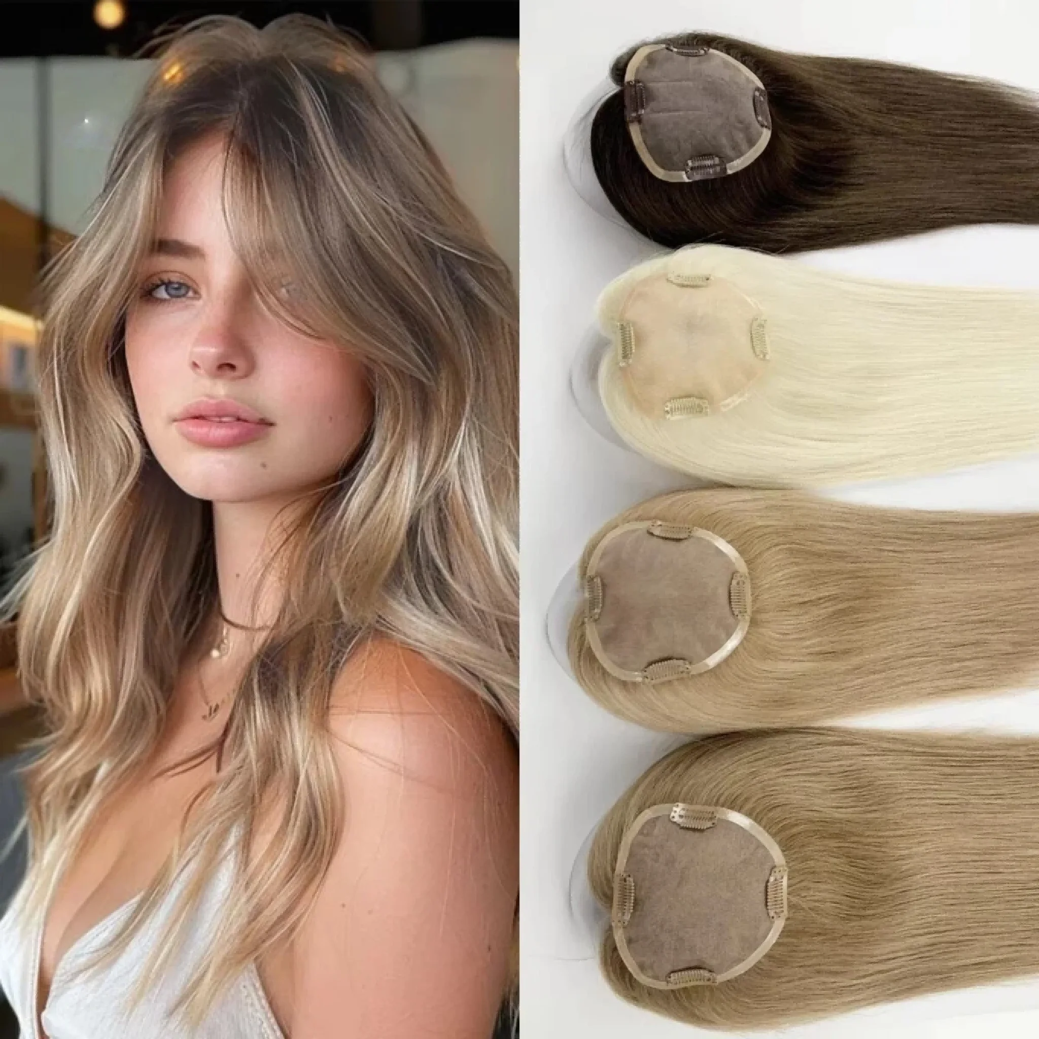 

Высококачественный моно-топпер | 100% натуральные человеческие волосы | Плотное покрытие | Не линяет | Различные цвета и размеры | Парик