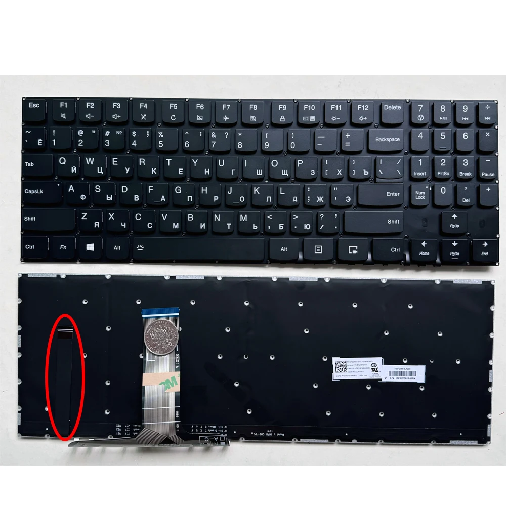 

Новая русская RU с RGB-подсветкой для Lenovo Legion Y720 Y720-15 Y720-15IKB спасатель R720 R720-15IKB клавиатура