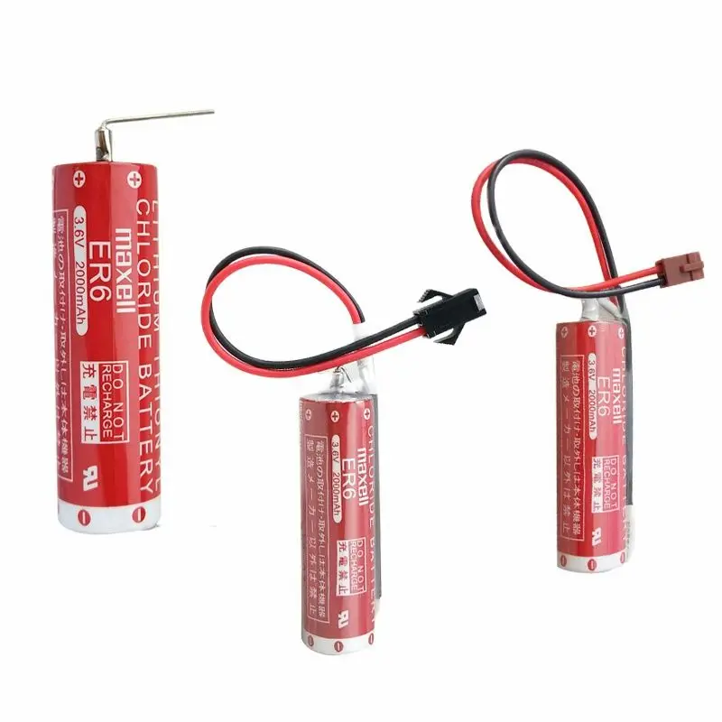 1pce ER6 AA 3,6 V 2000mah batería de iones de litio accesorios de Robot de soldadura inteligente
