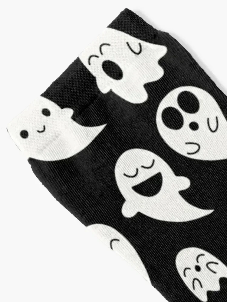 Cute Kawaii Ghost pattern Socks Soccer football Run anti-slip Woman Socks Men's