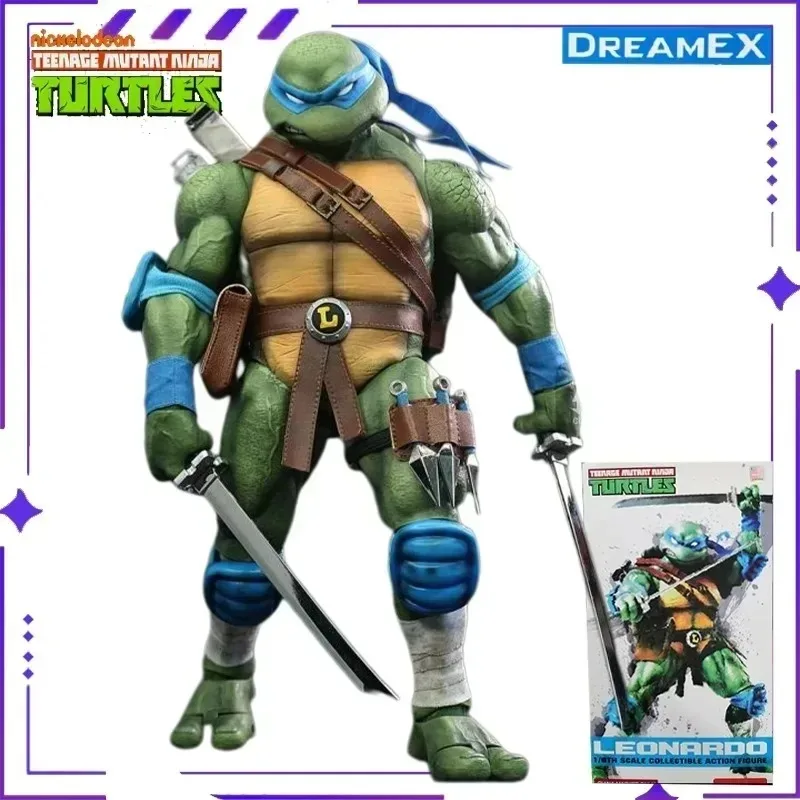 Autentyczna seria DreamEX Original Wojownicze Żółwie Ninja Michelangelo i Donatello 1/6 Anime Mobile Doll Model Zabawka Kolekcjonerska Dostępna od ręki