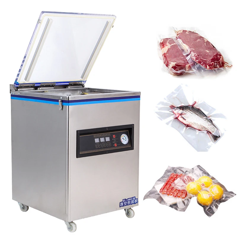 Vacuum packing machine for dry food grain cereal rice dried bean curd mushroom vacuum sealer machine