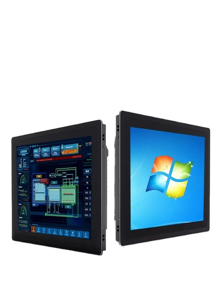 Touch Screen Panel Industrial Pc Computer 10.4 12.1 15 17 19 Inch LCD Panel PC Wall Mount Windows Android Industrial Panel Pc