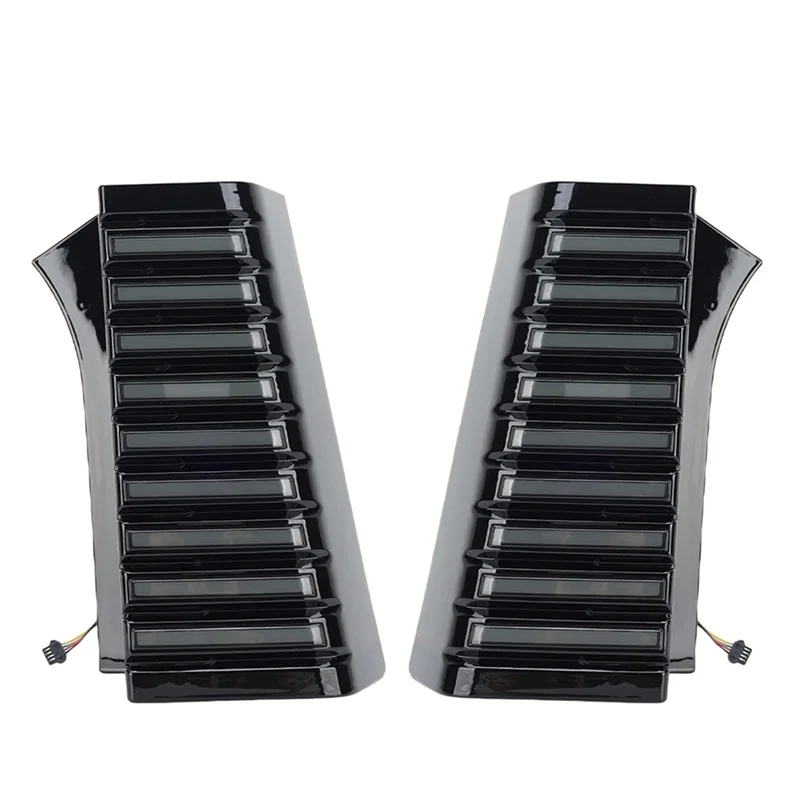 AASS-مصباح مكبح القيادة D-عمود أضواء أضواء خلفية 1 مجموعة ل Jetour Traveller T2 2023 2024 الديناميكي LED بدوره مصباح إشارة #3