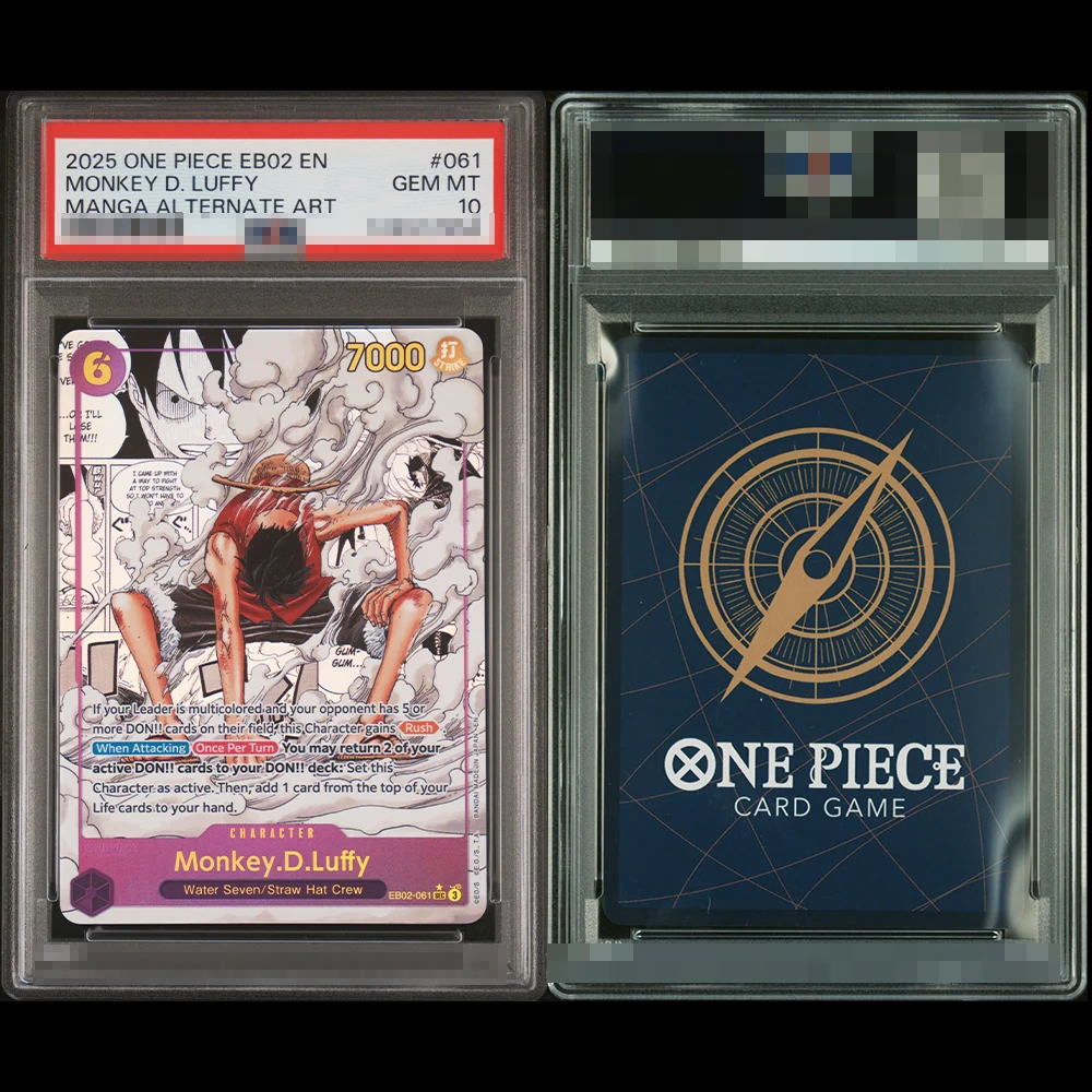 قطعة واحدة لوفي ألت آرت SEC جوهرة النعناع الإنجليزي 10s بطاقة الصف المذهل P.S.A 10 جامع بطاقات الوكيل المتماثلة عالية الجودة