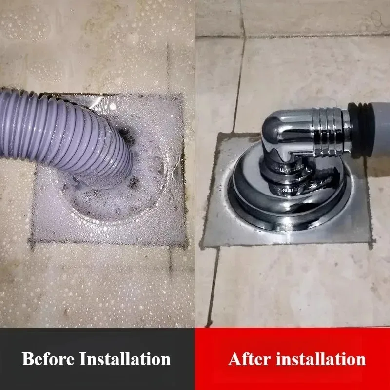 2026 Washing Machine Floor Drain Connector, Drain Pipe, Sewer Odor and Overflow Preventer, Bathroom Three-Way Cover