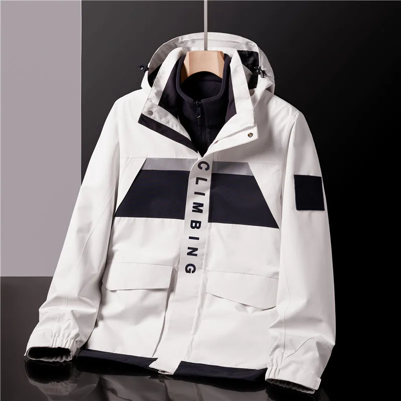 Oversize Winter Jacket Male Coat Man Bombers Motorcycle Heating Sports Trekking Cardigan Military Baseball